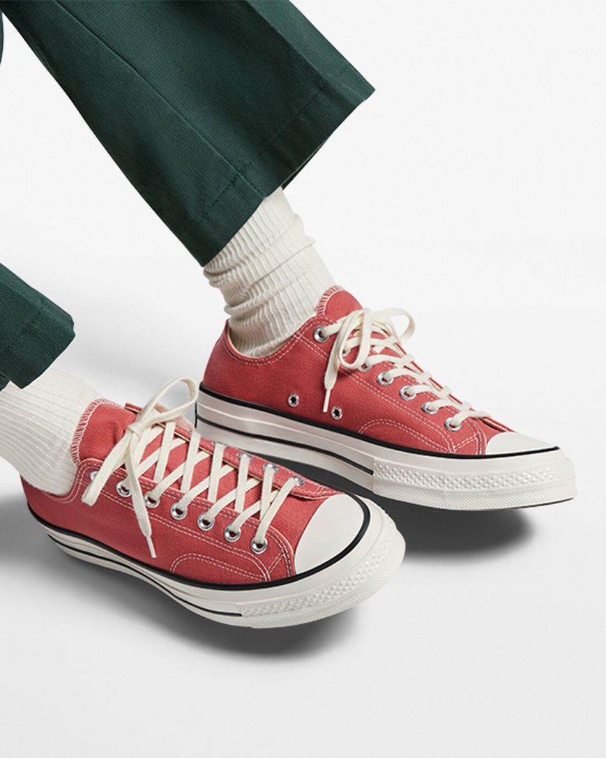 Dámské Boty Nízké Converse Chuck 70 Vintage Platene Červené Béžový Černé | CZ EA31J64